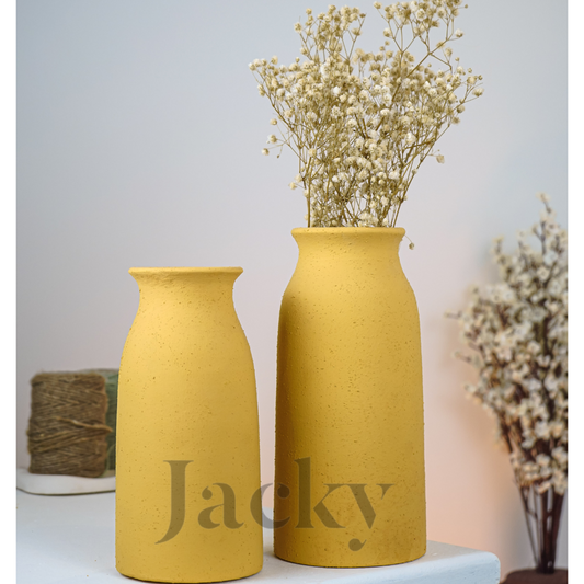 Modern Yellow vases , Scandinavian design