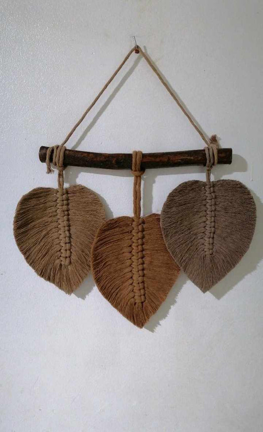 Leaves Macramé wall hanger