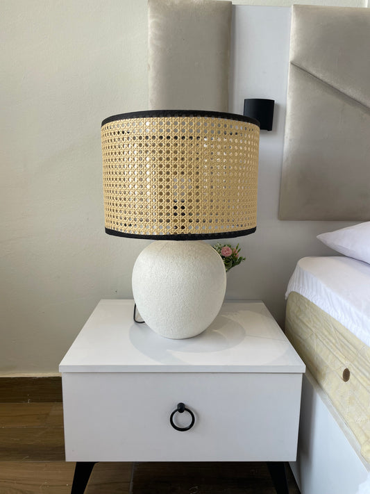 Abella Cane Table Lamp