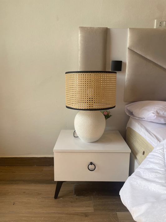 Abella Cane Table Lamp
