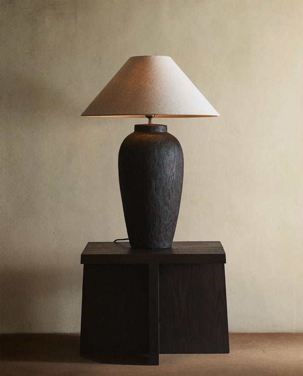 Noir Glow lamp table