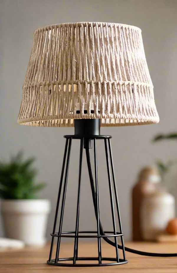 Jute Table Lamp