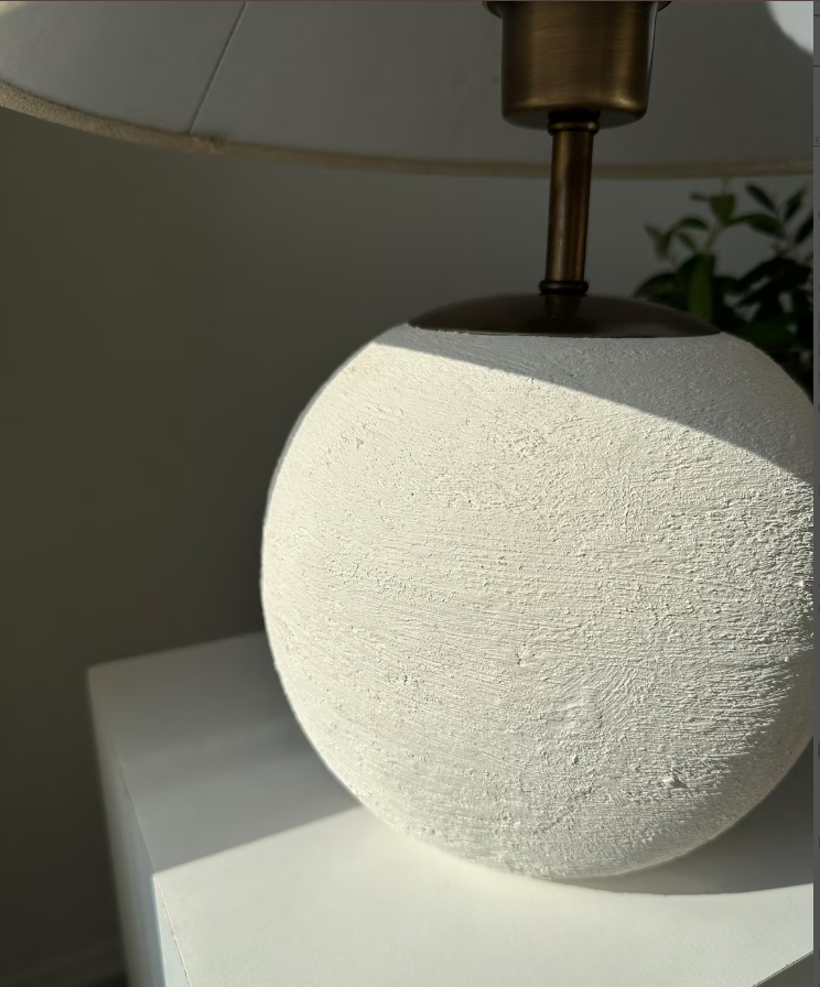 Linen blend lampshade