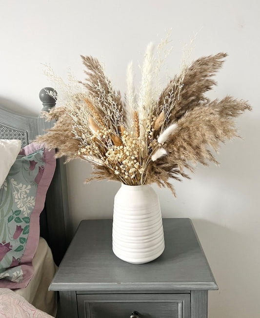 Serene Vase "With Flowers"