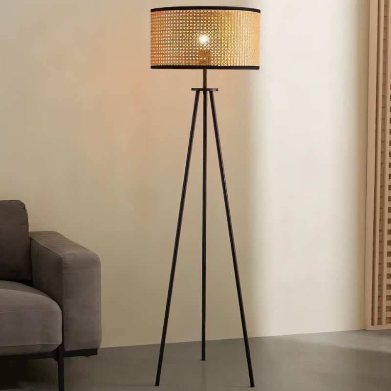 Rattan Floor Lamp